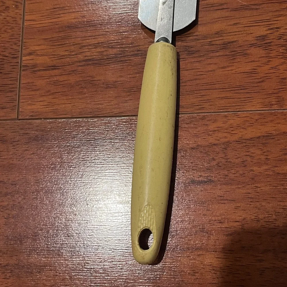 Vintage EKCO Stainless Steel Icing Spatula Straight Blade Cream Handle USA Made